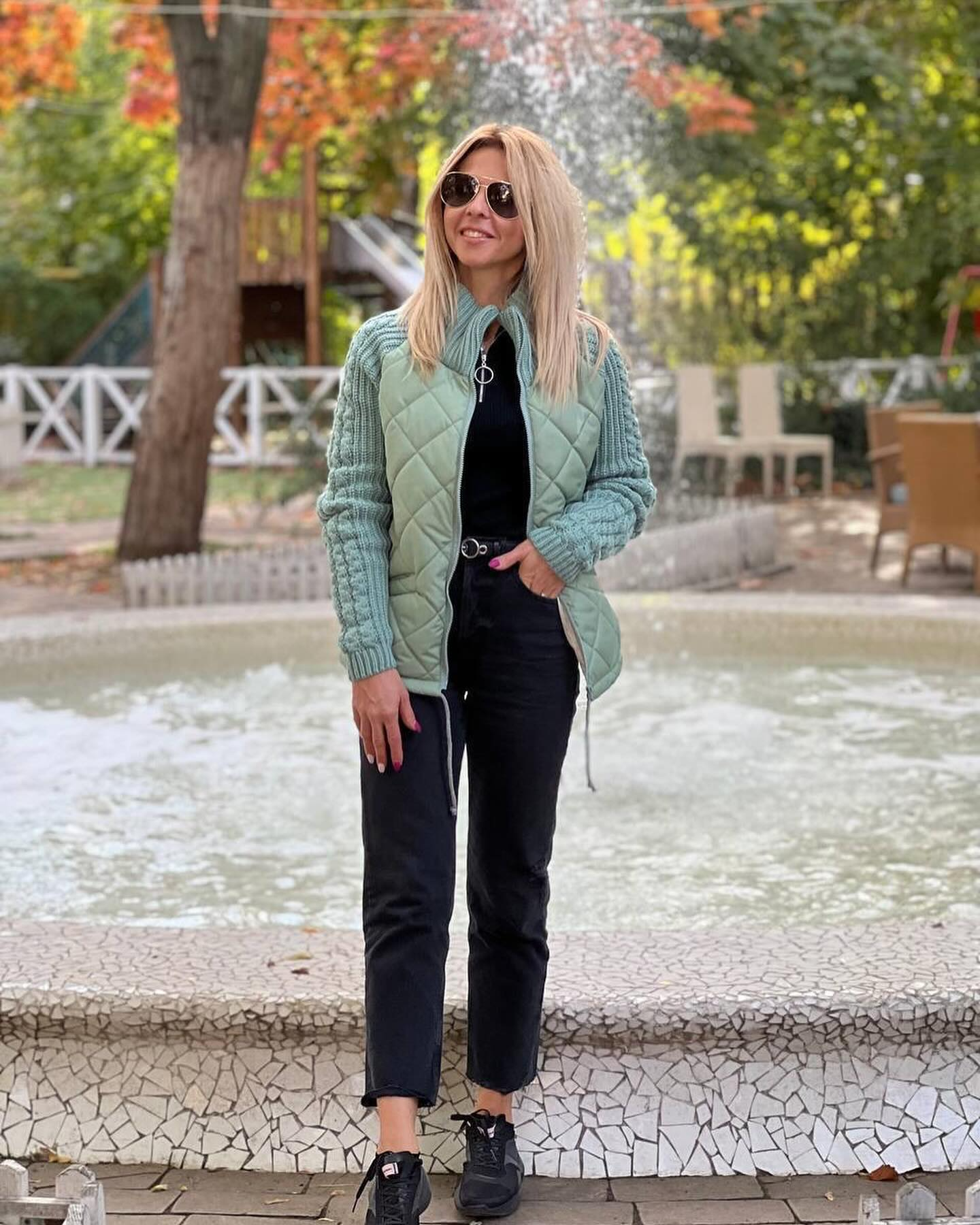 The Patchwork Knit Jacket