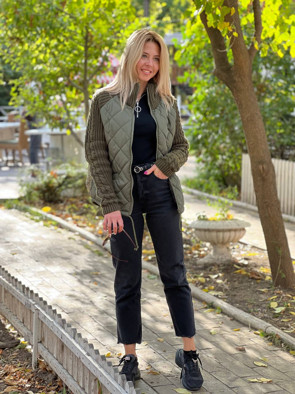 The Patchwork Knit Jacket