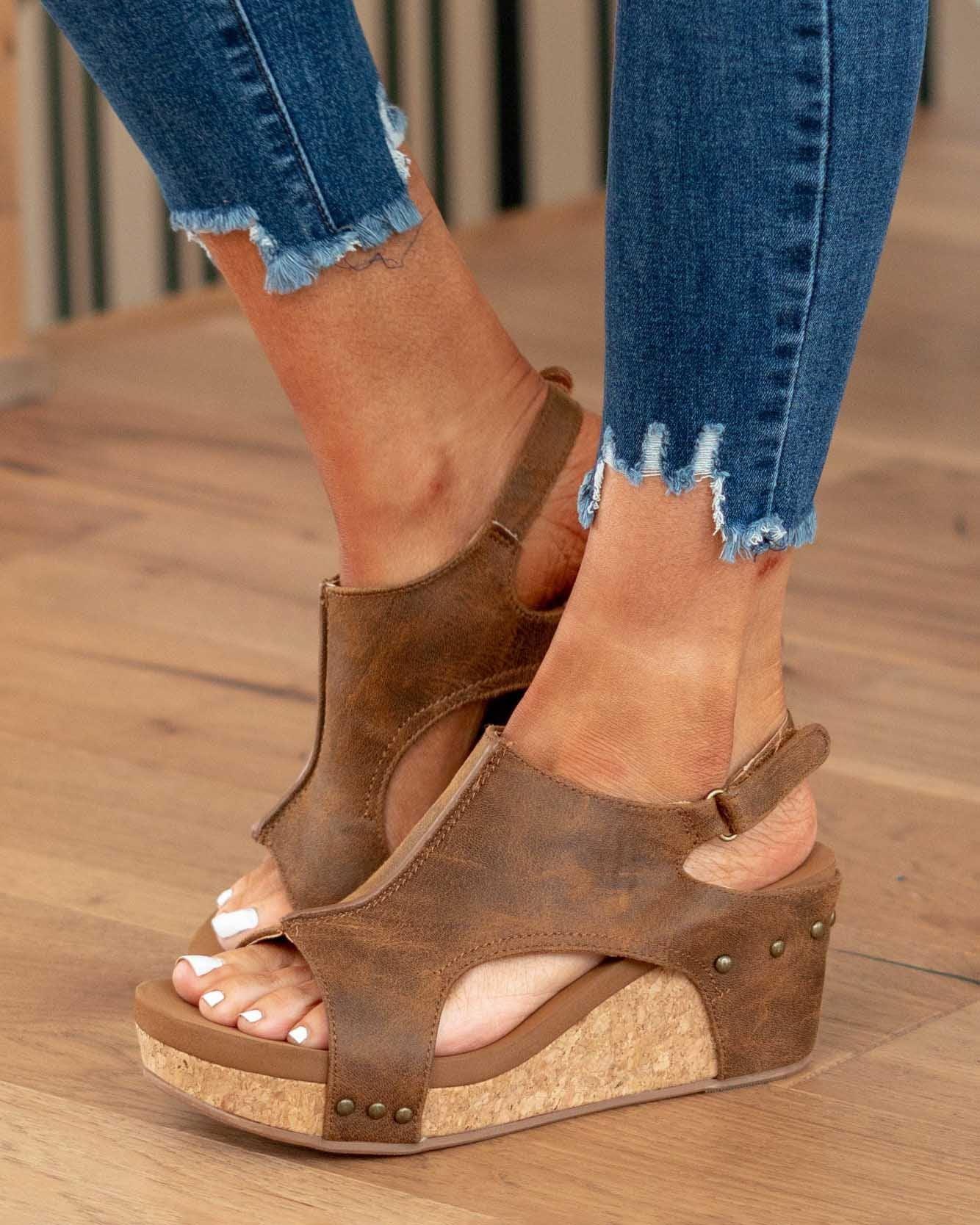 Serena Wedge Sandals