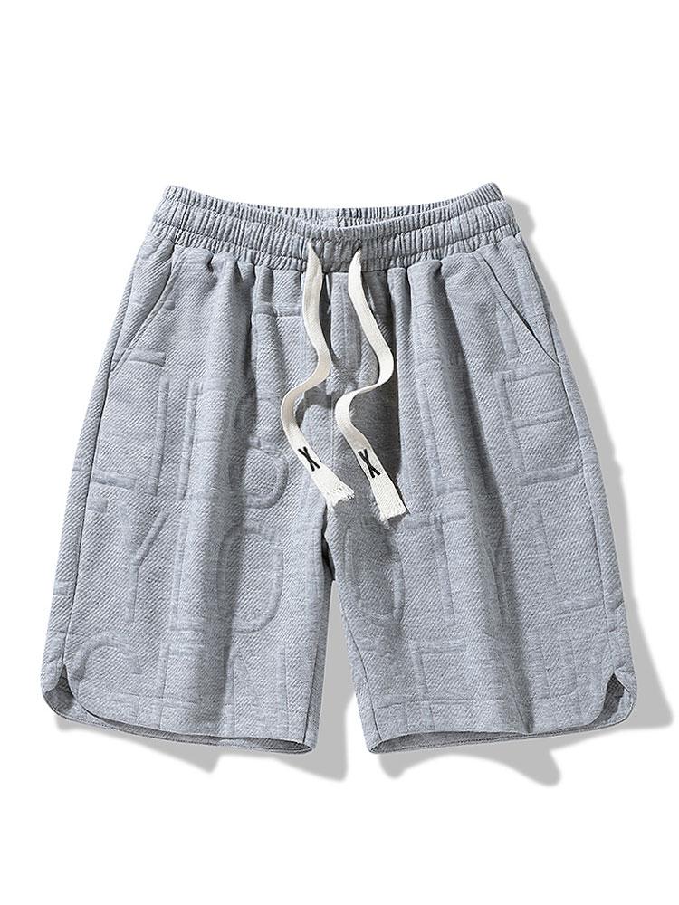 Letter Jacquard Warm Up Shorts
