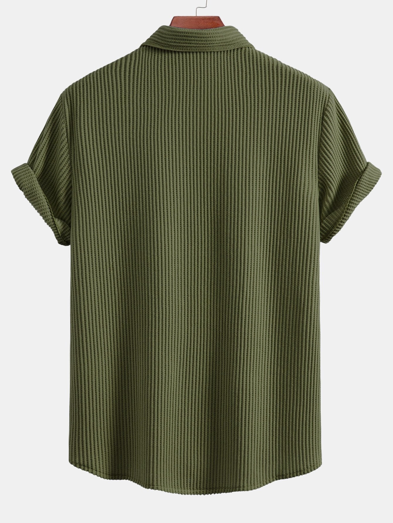 Waffle Button Up Shirt