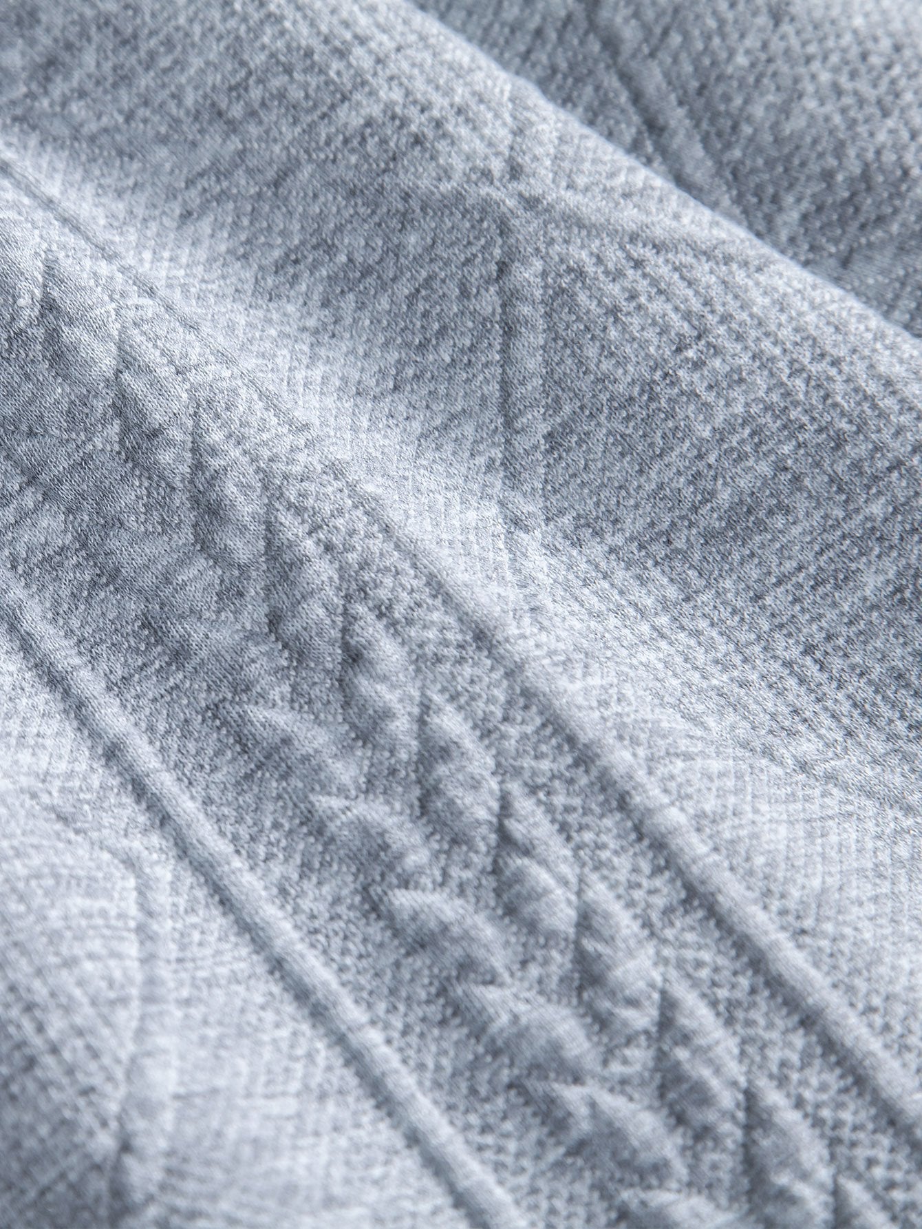 Geometric Jacquard Drawstring Shorts