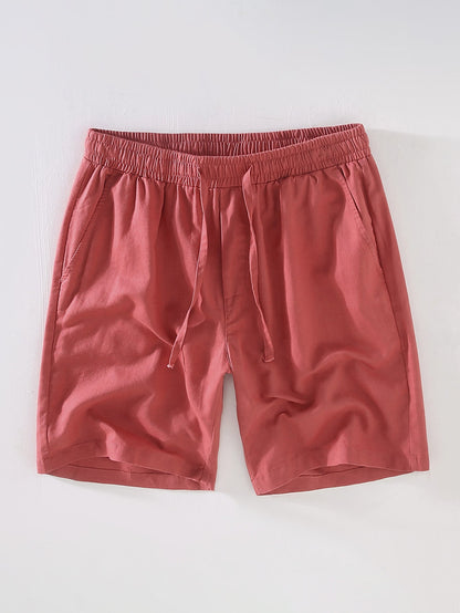 Linen Drawstring Shorts