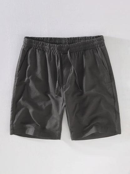 Linen Drawstring Shorts