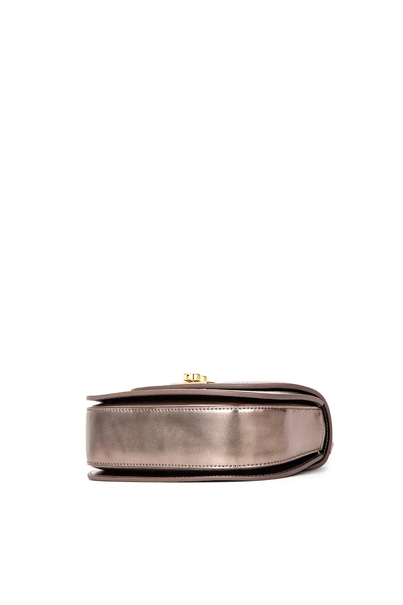 CHRISBELLA Embroidered Bamboo Handle Bag