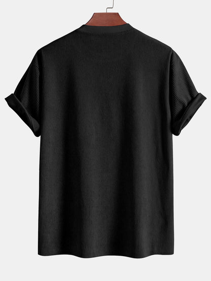 Corduroy Oversize T-Shirt With Pocket