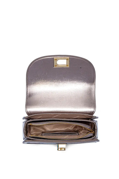 CHRISBELLA Embroidered Bamboo Handle Bag