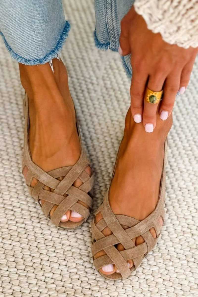 Marcella sandals worn