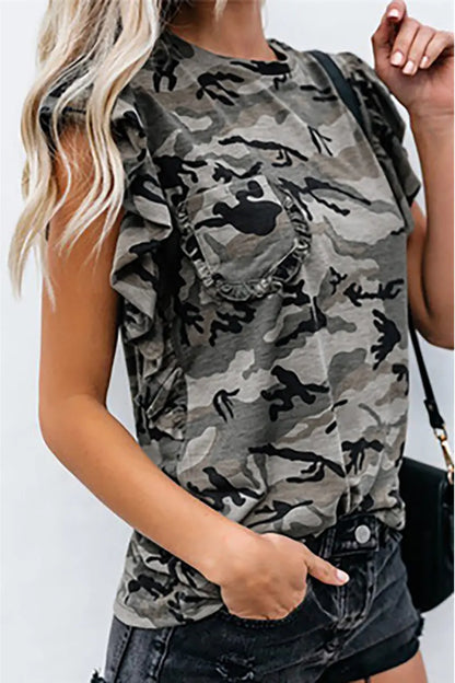 Leopard Print Loose Short-Sleeve T-Shirt