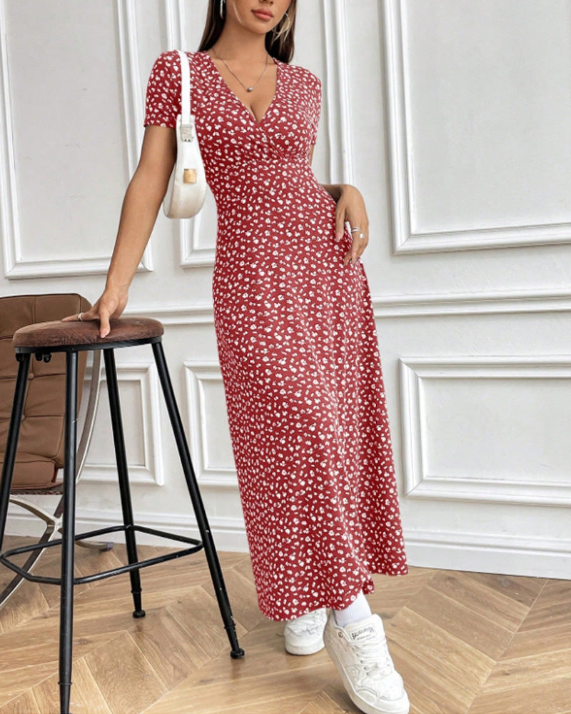 Sexy Elegant Printed Dress