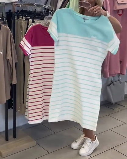 Serena Striped Day Dress