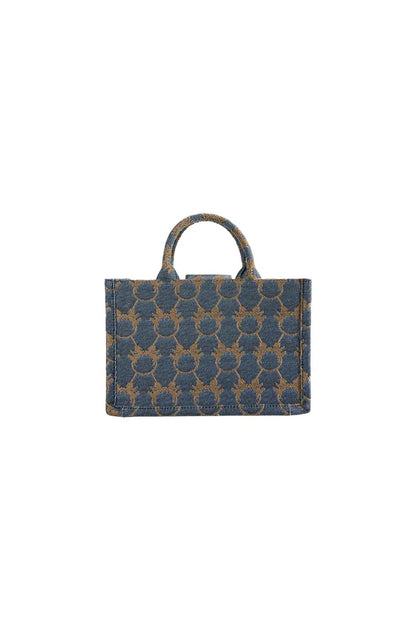 Denim Tote Shoulder Bag