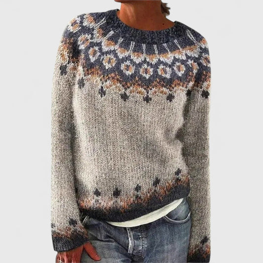 Sylvia - Retro Scandinavian knit sweater