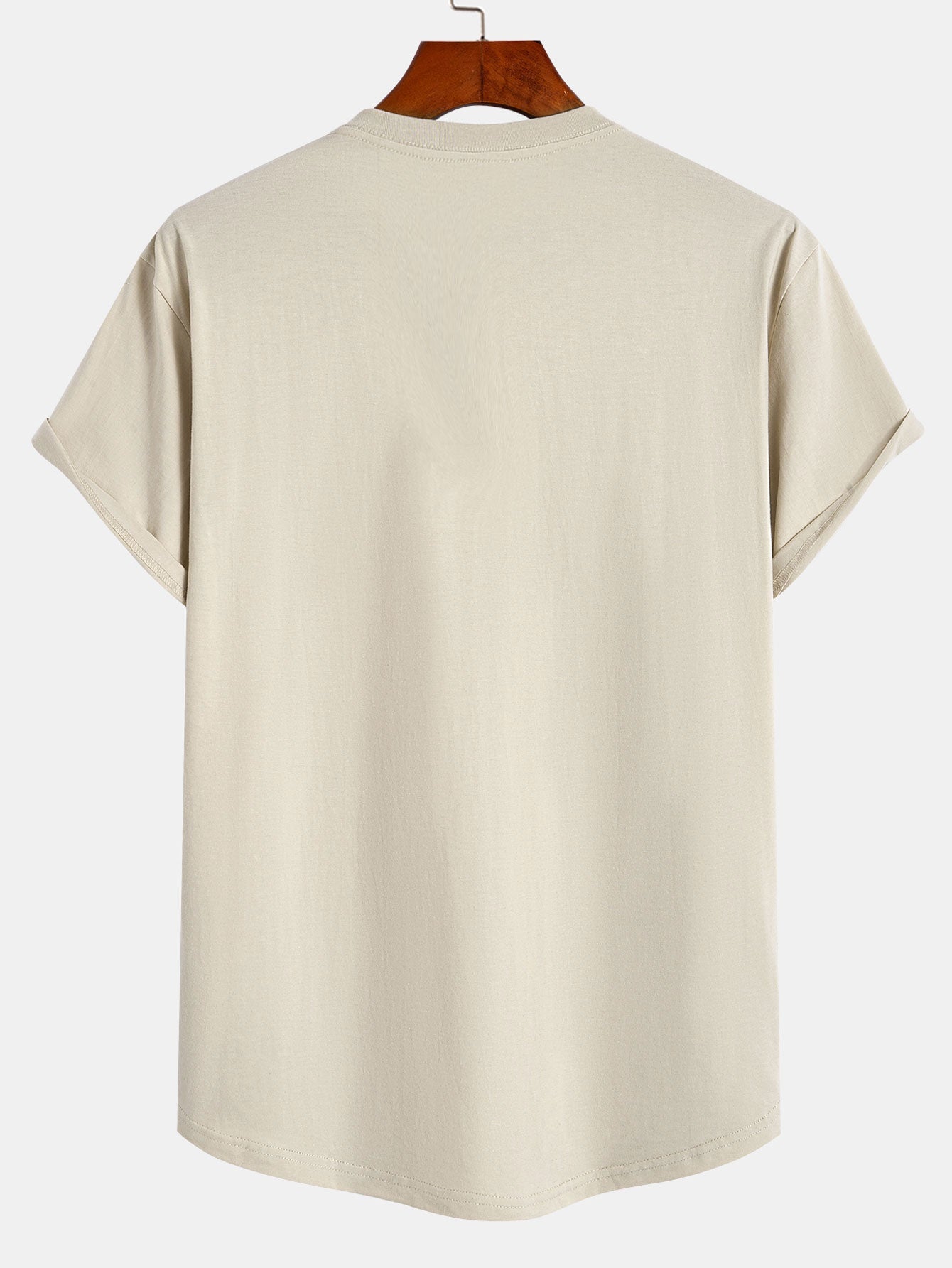 Tokyo Ukiyo-e Print Cotton Arc Hem T-Shirt