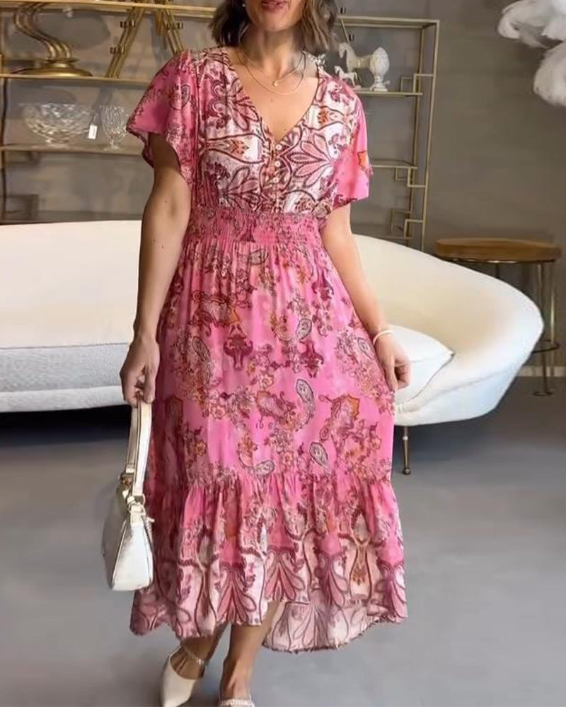Commuter Fashion Printed Dress
