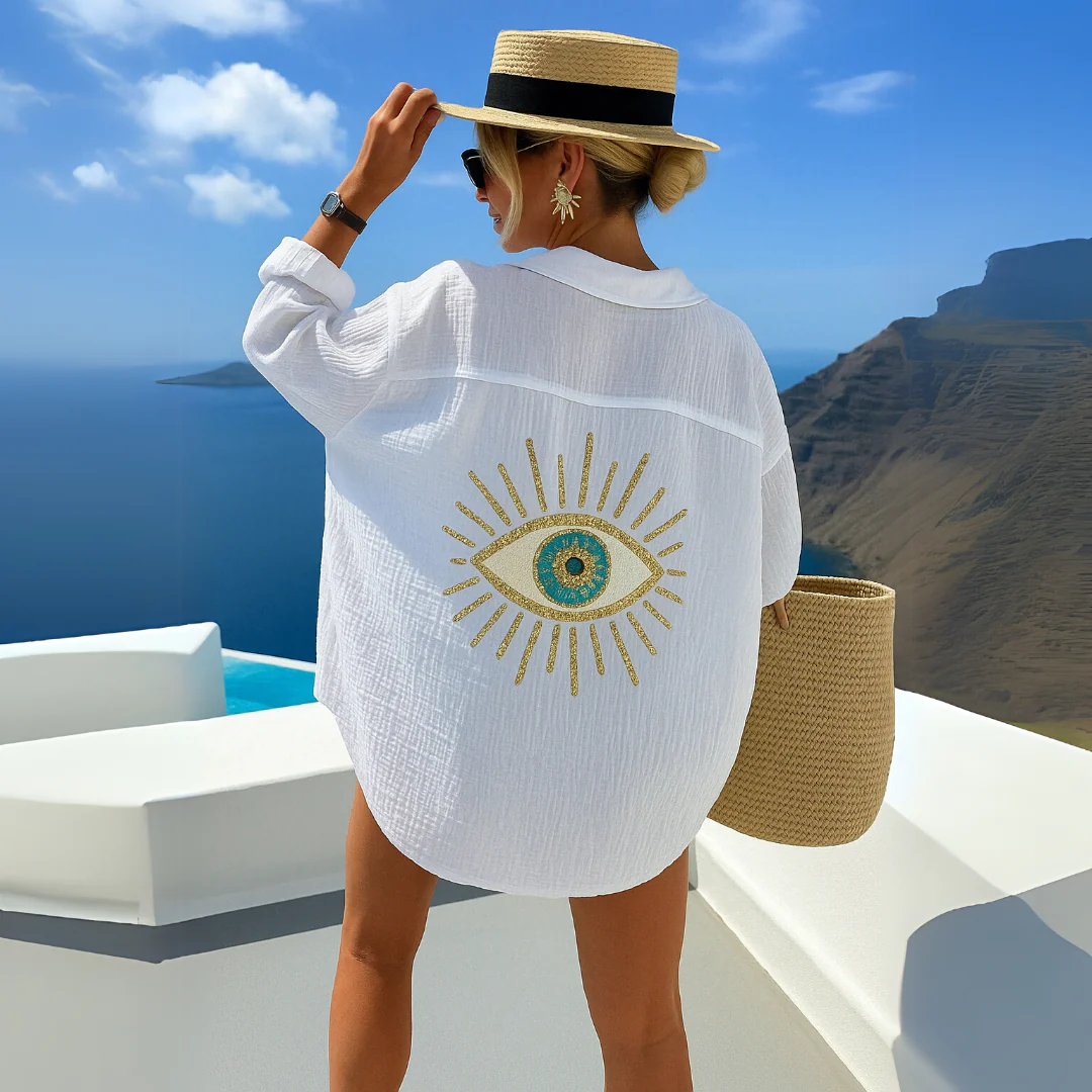 Elyra Ibiza Style Casual Blouse