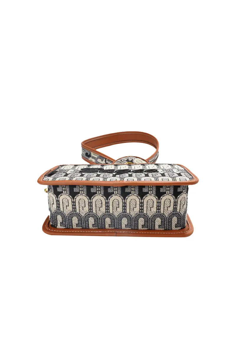 G-Jacquard Fabric Camera Crossbody Bag