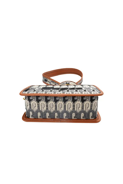 G-Jacquard Fabric Camera Crossbody Bag