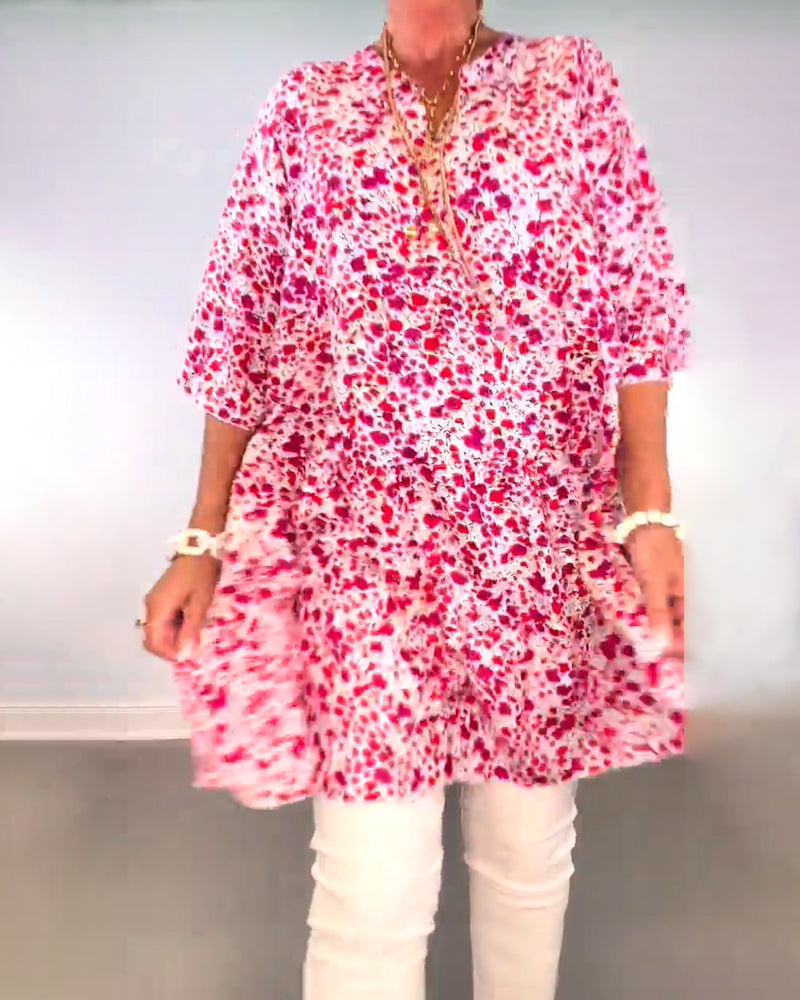 Loose floral dress
