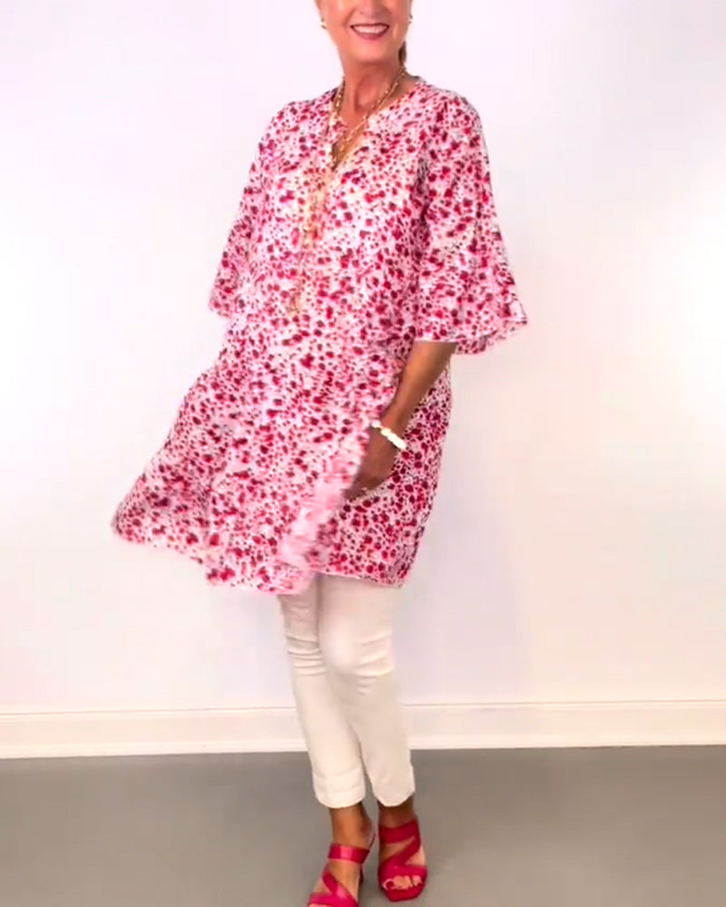 Loose floral dress