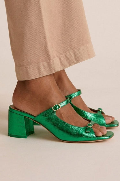 Aurora elegant Riviera sandals in Green