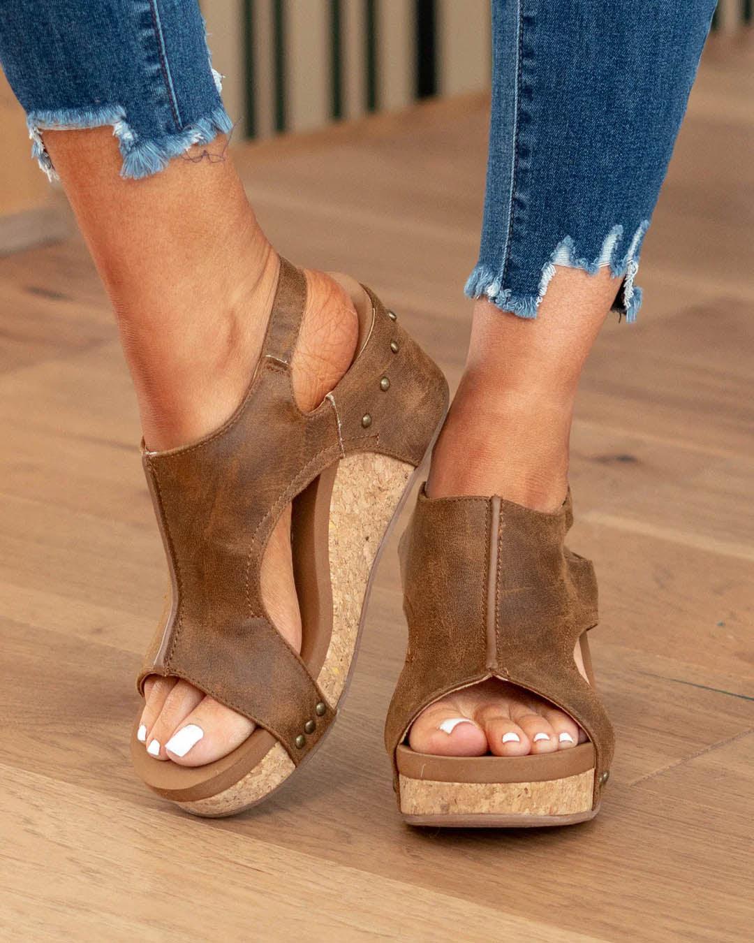Serena Wedge Sandals
