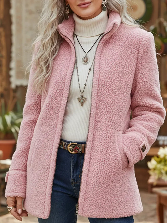 Isabella – chaqueta suave con cierre
