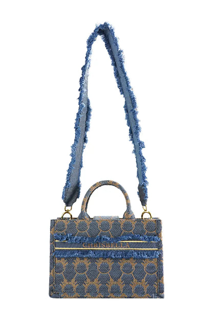 Denim Tote Shoulder Bag