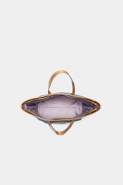 Woven Luxe Tote Bag for Women