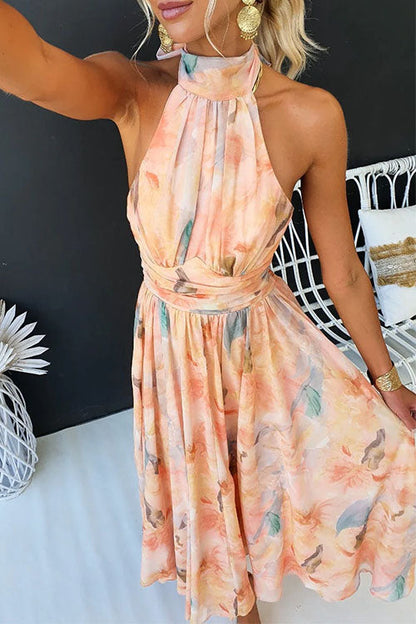 Serena Halter Maxi dress