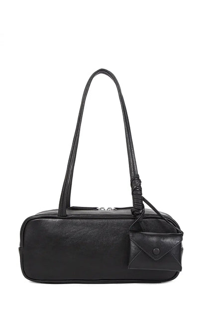 Belair Vegetable-Tanned Leather Baguette Evening Bag