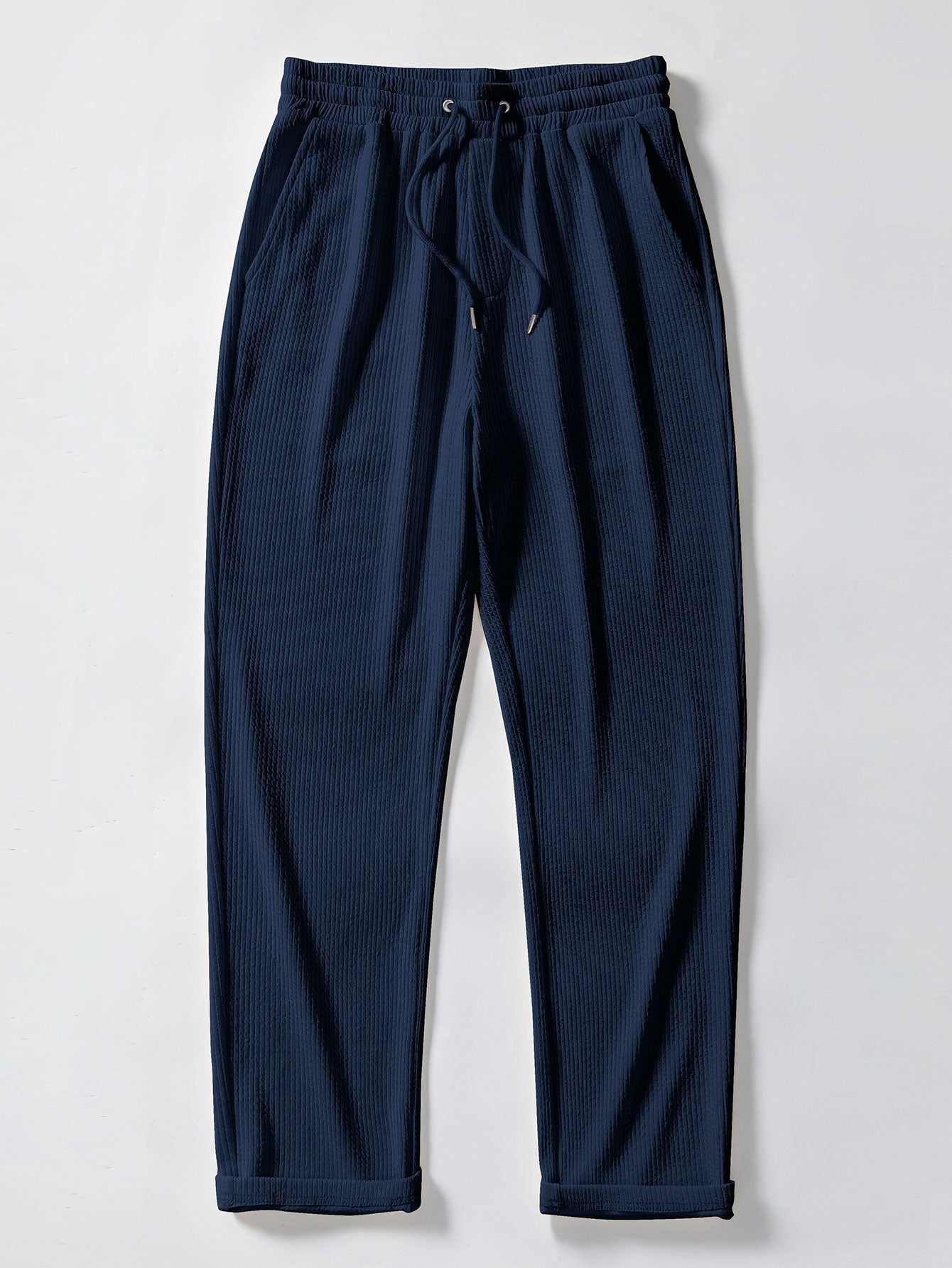 Island Sailing Print Button Up Shirt & Straight Leg Ribbed Pants