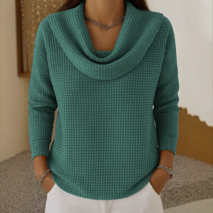 The Serene Waffle Sweater