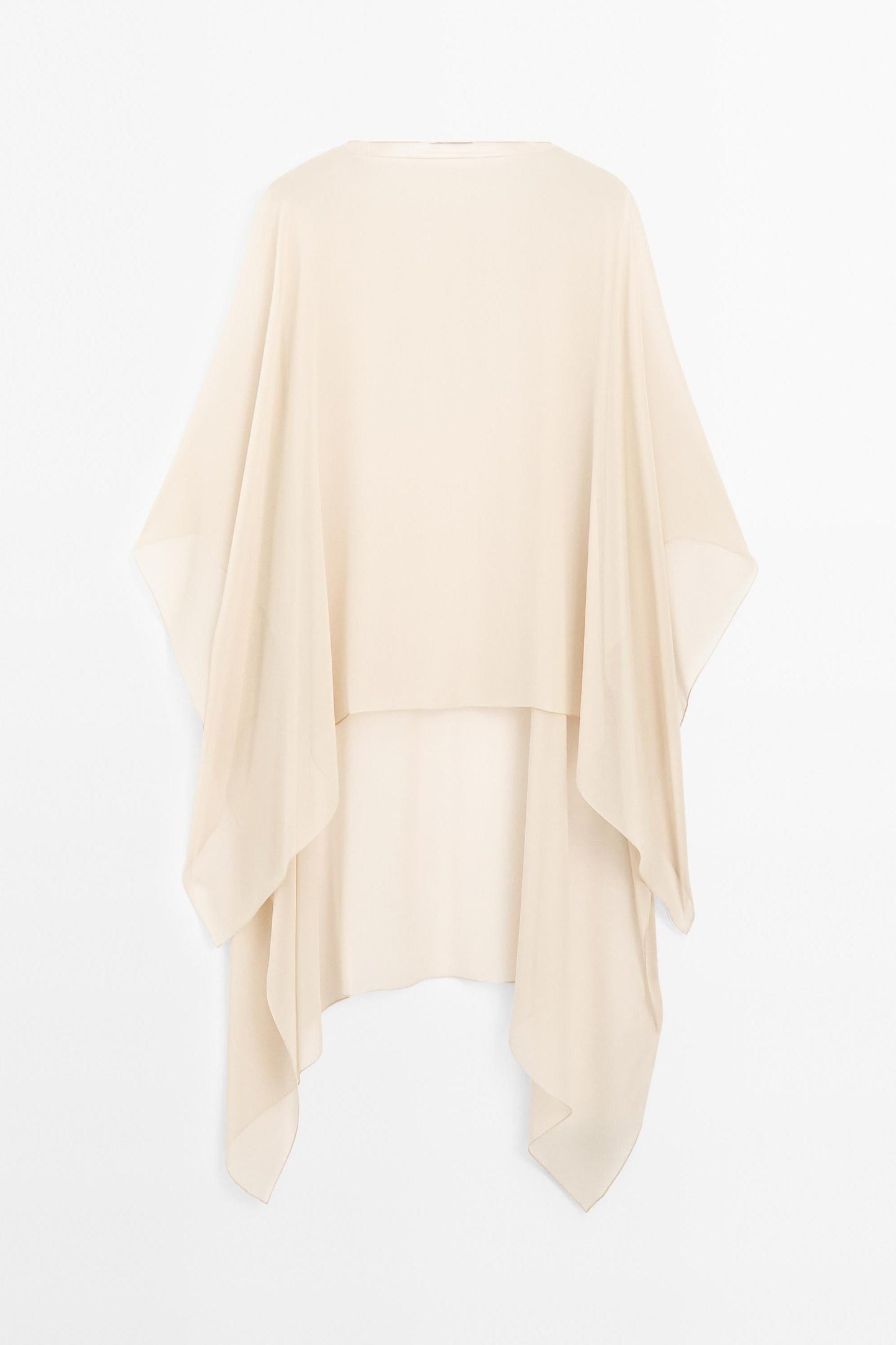 Chiffon Light Fluid Cape Top