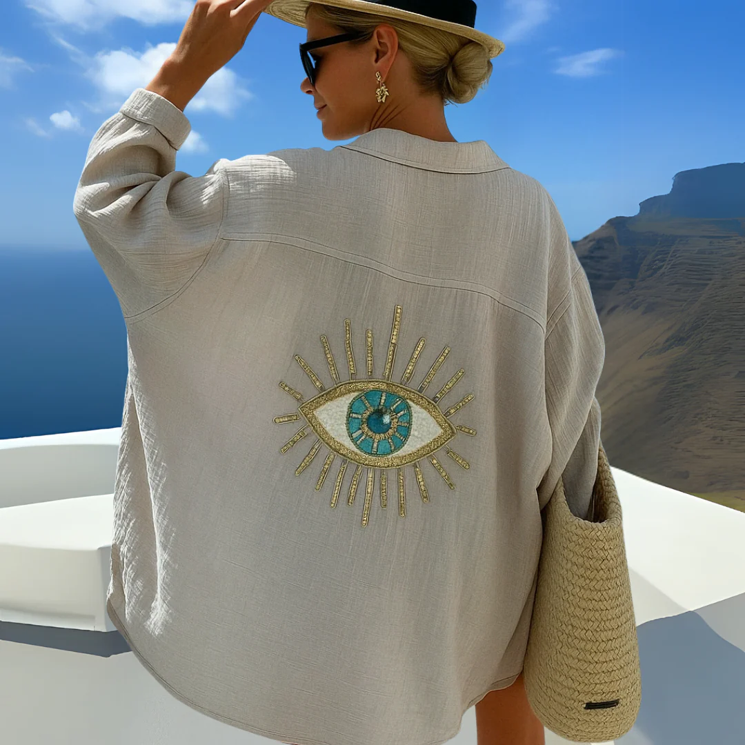 Elyra Ibiza Style Casual Blouse