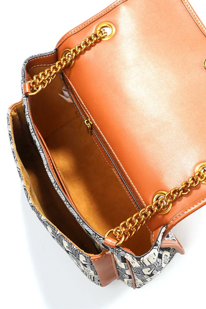 G-Jacquard Fabric Mini Crossbody Box Bag