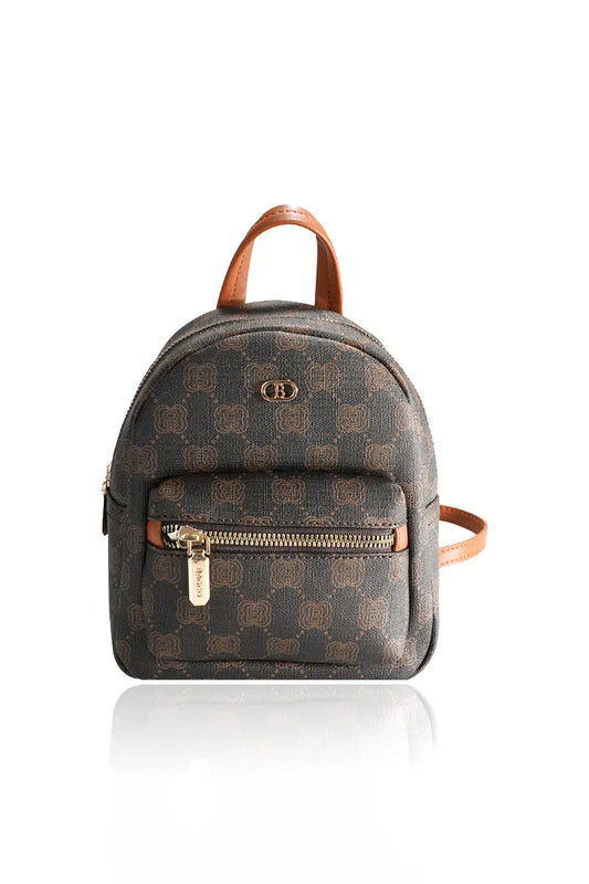 Checkerboard Design Backpack