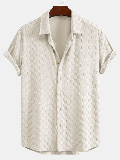 Checkerboard Terry Shirt