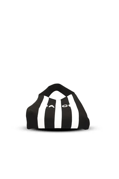 Colorblock Knit Tote Bag