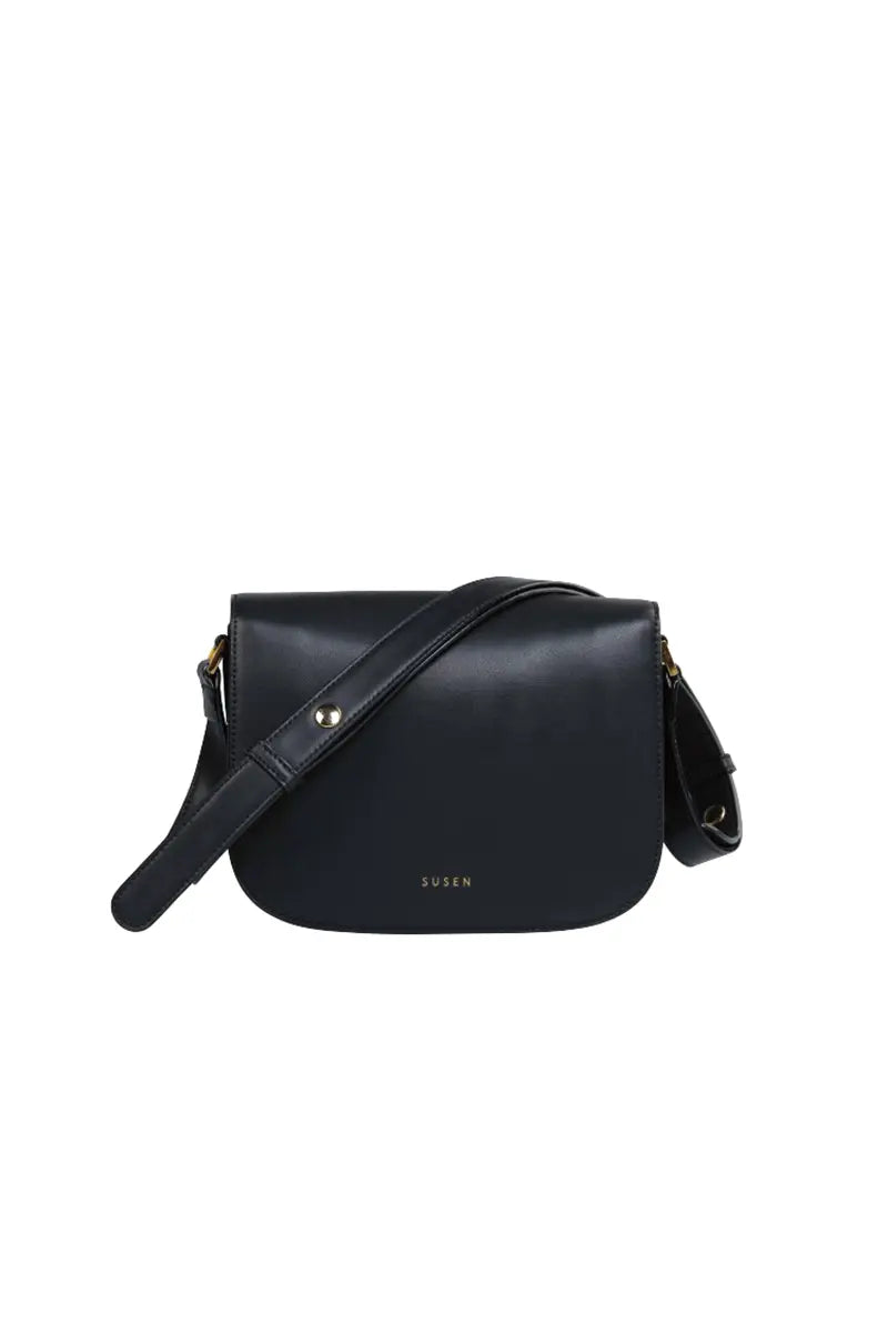 Colorblock Saddle Crossbody Bag