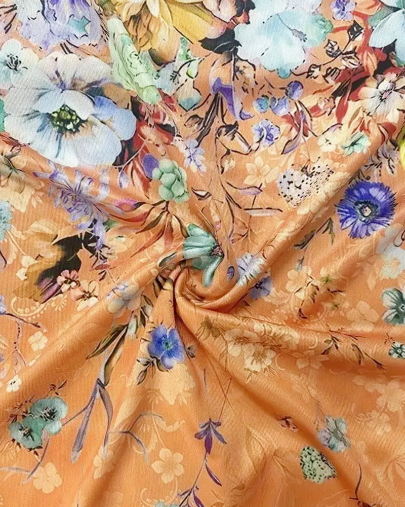 Printed Casual Sleeveless Dress