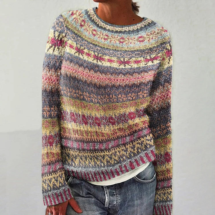 Joanna - Retro Scandinavian knit sweater
