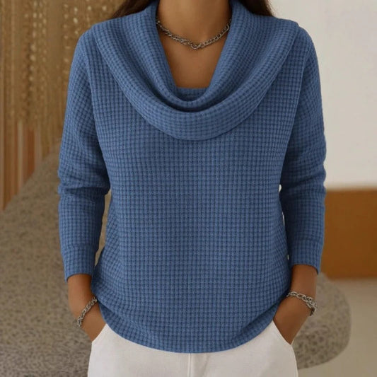 The Serene Waffle Sweater