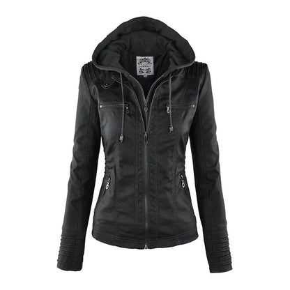 Costanza  The Ivory Leather Jacket