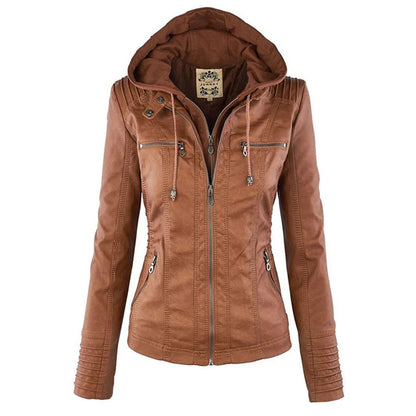 Costanza  The Ivory Leather Jacket