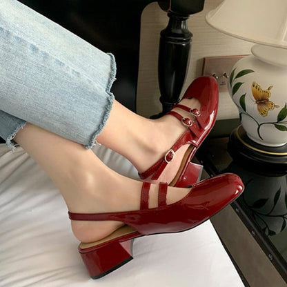 Nancy – Elegant Orthopaedic Leather Flats