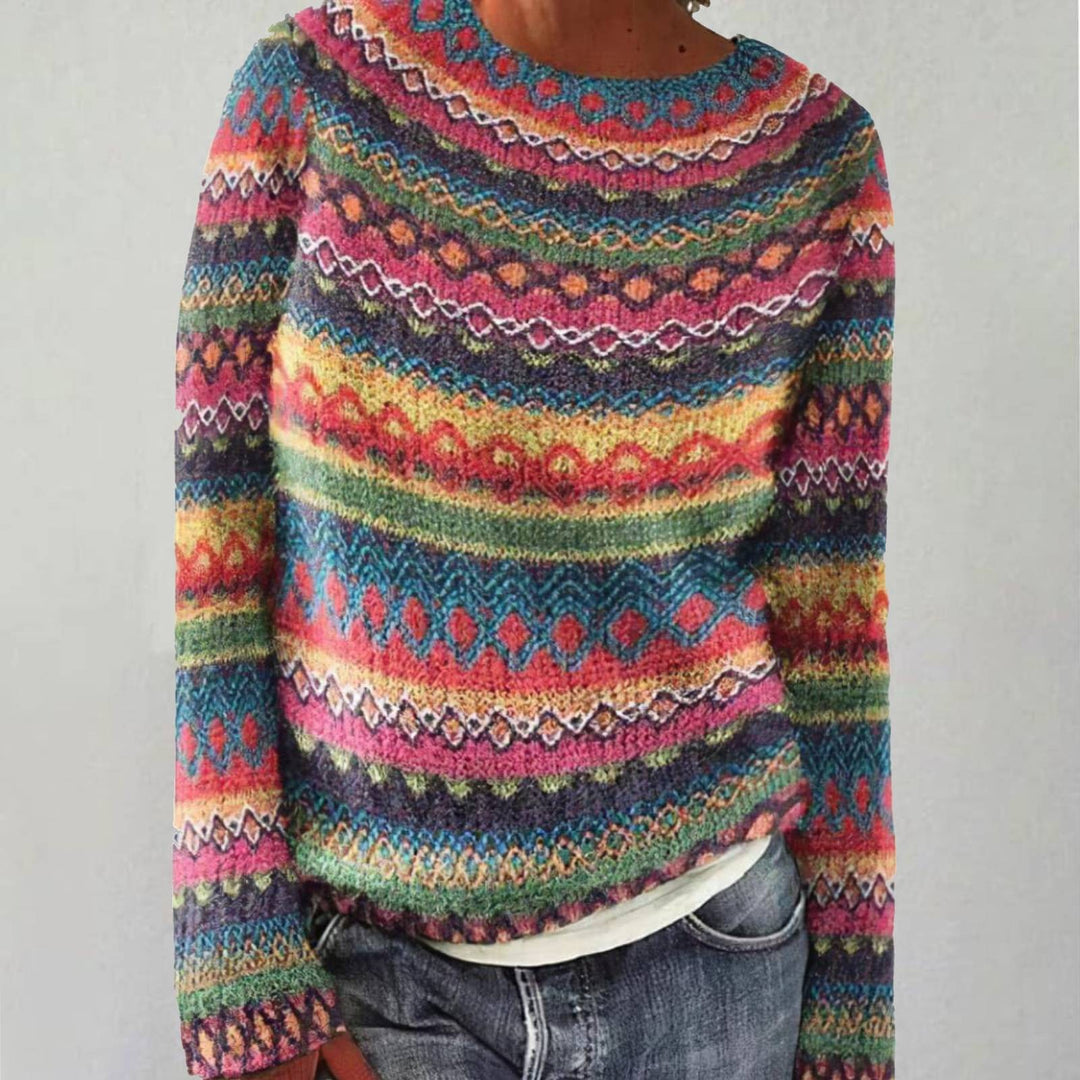 Rosemary- Retro Scandinavian knit sweater