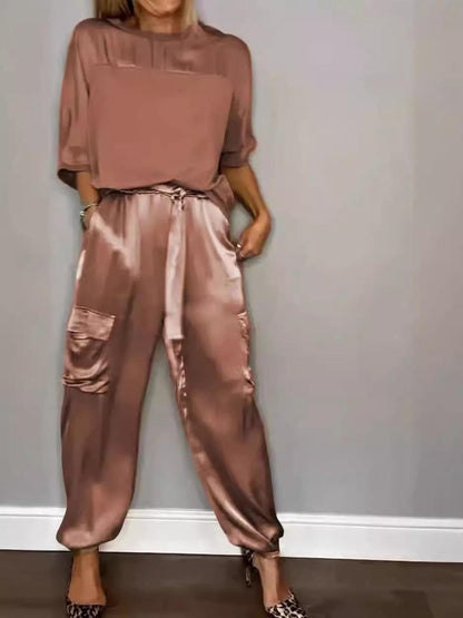 The Aria Satin Set