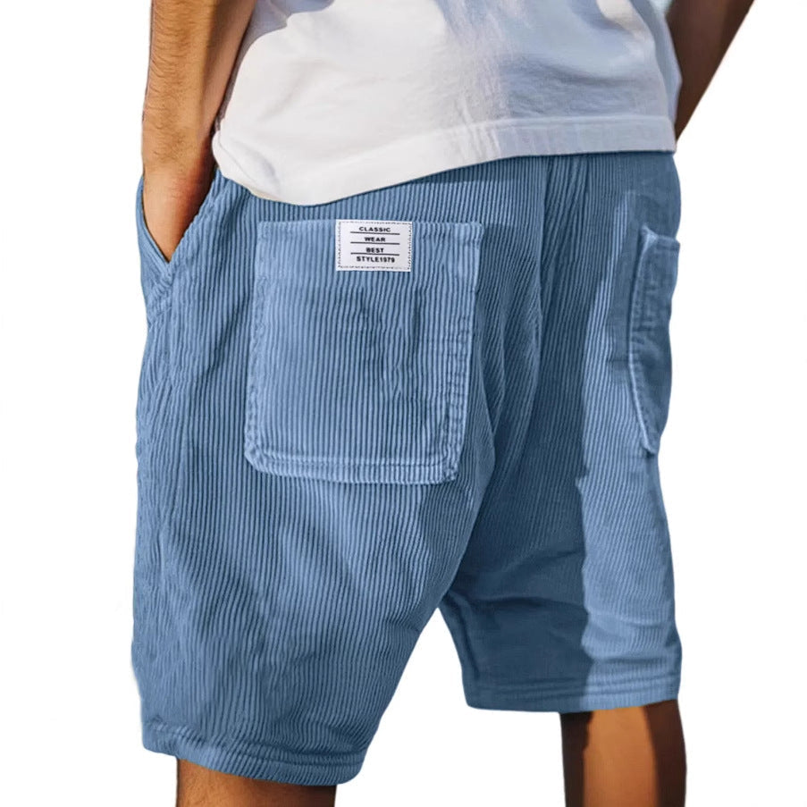 Beckett velour shorts colour option