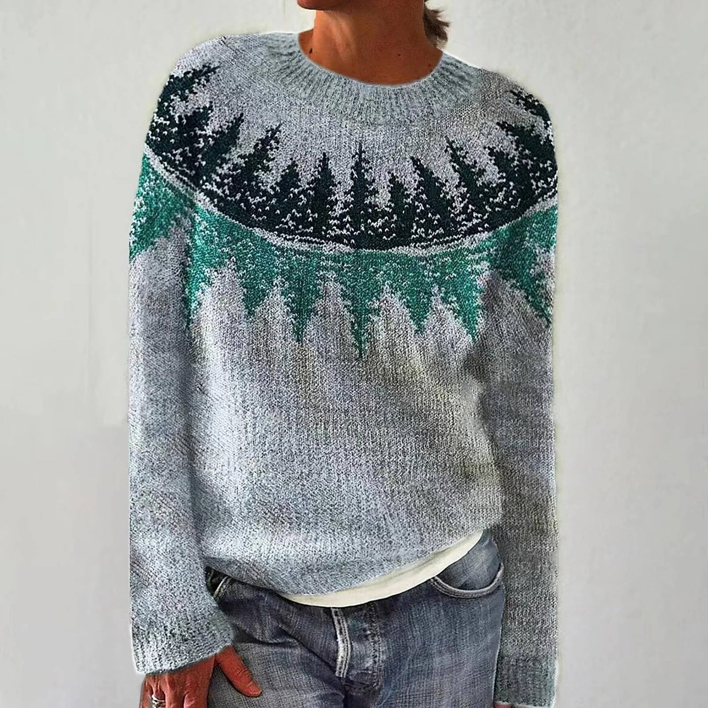 Monika - Retro Scandinavian knit sweater